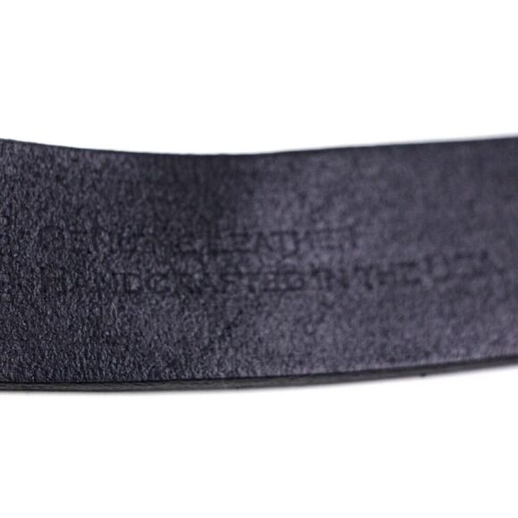 Joseph Abboud BLACK GENUINE LEATHER 1 1/4"Wd CASUAL DRESS MEN'S BELT Sz 40 (X84 - Picture 9 of 14